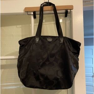 Coach nylon tote